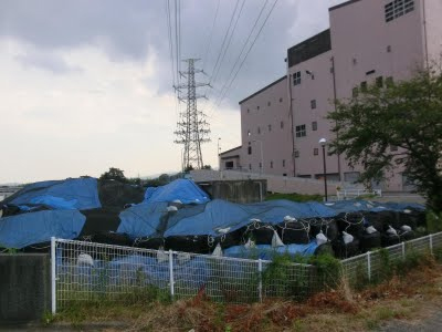 Apartment with radioactive waste piles