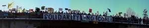 Coal demo on bridge
