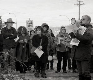 Buckley Bay Raven Coal Mine Protest Buckley Bay Raven Coal Mine Protest